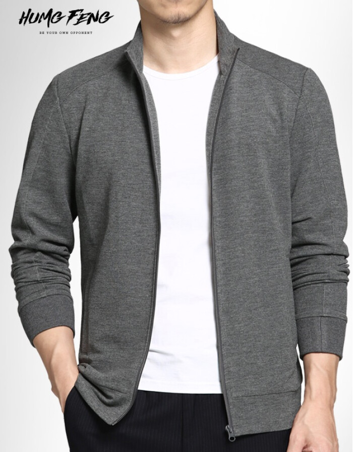 悍風男裝2016秋季新品 立領休閑開衫，打造韓系型格