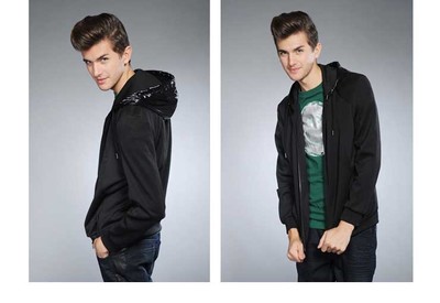 Balharbor保羅哈博男士休閑衛衣07WY0119 簡約黑色，舒適百搭